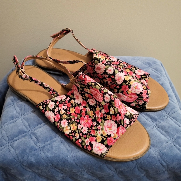 Y2k floral sandals - Picture 2 of 4